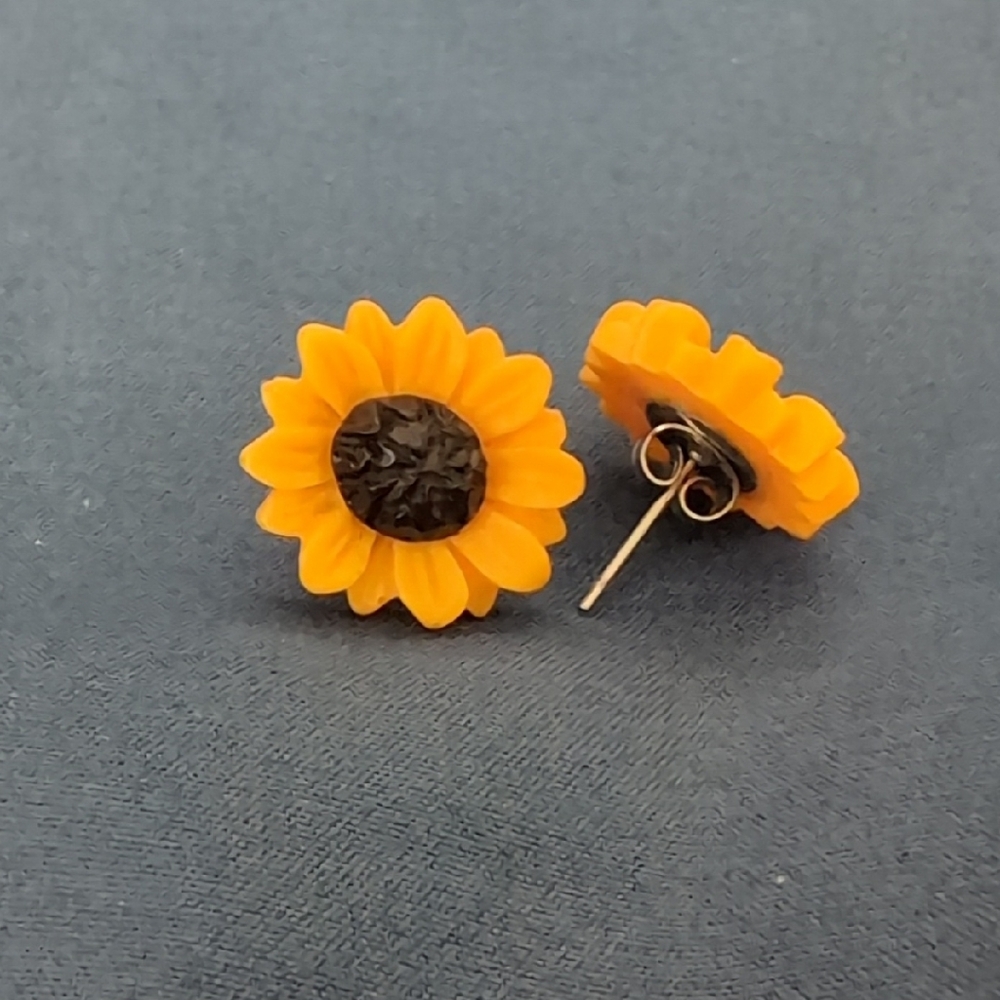 Sunflower Stud Earrings